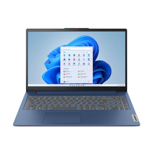 Lenovo IdeaPad Slim 3 15AMN8 AMD Ryzen™ 3 7320U Portátil 39,6 cm (15.6") Full HD 8 GB LPDDR5-SDRAM 512 GB SSD Wi-Fi 6 (802.11ax) Español Azul