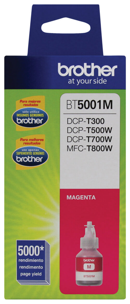 Brother BT5001M cartucho de tinta 1 pieza(s) Original Extra (Súper) alto rendimiento Magenta Brother BT5001M cartucho de tinta 1 pieza(s) Original Extra (Súper) alto rendimiento Magenta