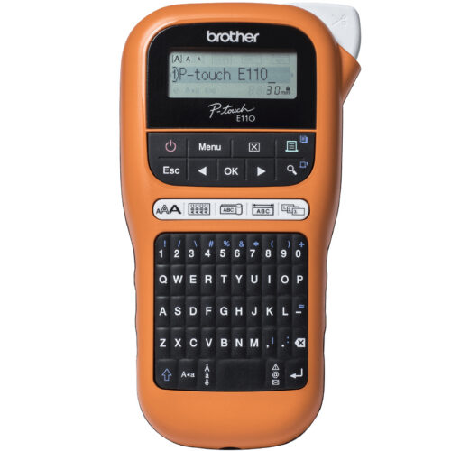 Brother PTE110VPYP1 impresora de etiquetas 180 x 180 DPI 20 mm/s TZe QWERTY Brother PTE110VPYP1 impresora de etiquetas 180 x 180 DPI 20 mm/s TZe QWERTY