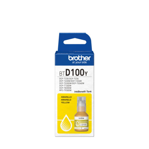 Brother BTD100Y recambio de tinta para impresora Original Brother BTD100Y recambio de tinta para impresora Original