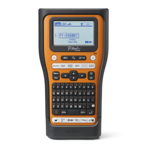 Brother PT-E560BTVP impresora de etiquetas Transferencia térmica 180 x 180 DPI 20 mm/s Inalámbrico y alámbrico HSE/TZe Bluetooth QWERTY Brother PT-E560BTVP impresora de etiquetas Transferencia térmica 180 x 180 DPI 20 mm/s Inalámbrico y alámbrico HSE/TZe Bluetooth QWERTY