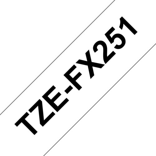 Brother TZE-FX251 cinta para impresora de etiquetas Negro sobre blanco Brother TZE-FX251 cinta para impresora de etiquetas Negro sobre blanco