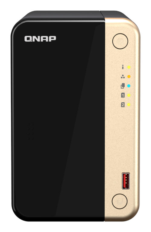 QNAP TS-264 NAS Torre Intel® Celeron® N5095 8 GB 0 TB QNAP Turbo System Negro, Oro QNAP TS-264 NAS Torre Intel® Celeron® N5095 8 GB 0 TB QNAP Turbo System Negro, Oro