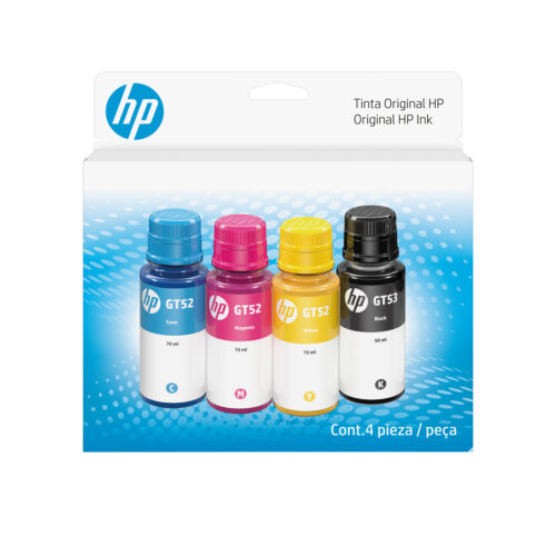 HP GT53/GT52 Ink Bottle Combo 4-Pack HP GT53/GT52 Ink Bottle Combo 4-Pack