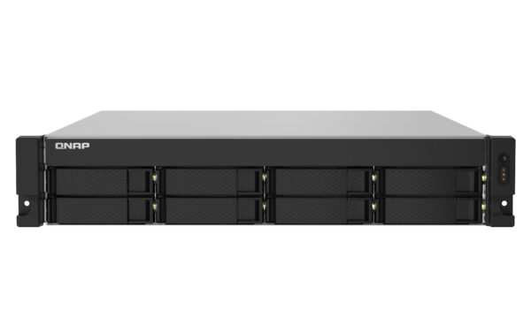 QNAP TS-832PXU-RP NAS Bastidor (2U) Annapurna Labs AL324 4 GB DDR4 0 TB QNAP Turbo System Aluminio, Negro