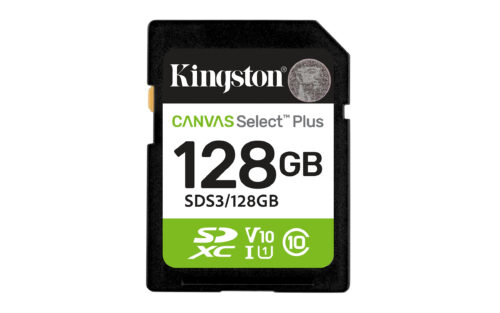 0760d748b6349fa2bb1aaf4ce3d1faddb397fdc1.jpg Kingston Technology 128 GB SDXC Canvas Select Plus Gen3 150 MB/s C10 UHS-I U1 V10
