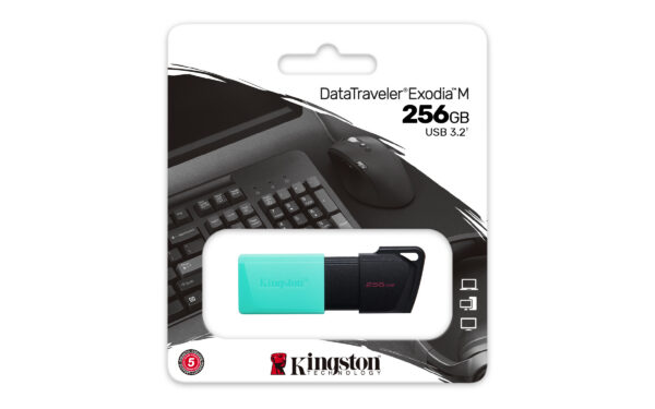 10bdf26939405f751ed56510503a26dc.jpg Kingston Technology DataTraveler 256GB USB3.2 Gen1 Exodia M (Negro + Turquesa)