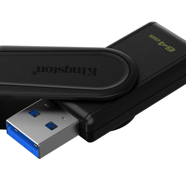11cdbe295da9801a896ee194871deeff7fd3723f.jpg Kingston Technology DataTraveler 64GB Portable USB 3.2 Gen 1 Exodia S (Black/Black)