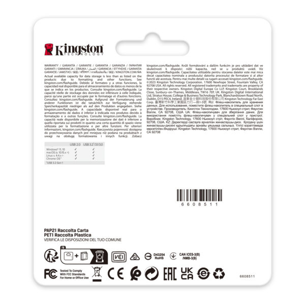 12120ea78665699ab60d668e134e206e-2.jpg Kingston Technology DataTraveler 256GB 220MB/s Unidad USB 3.2 Gen 1 Metálica SE9 G3