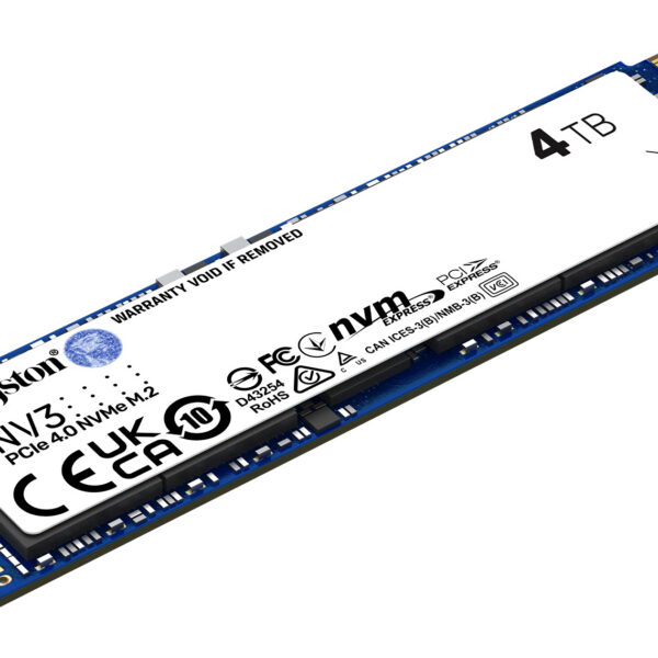 16492796fa0ad95c15651797bfbfa9fbce25c9a3.jpg Kingston Technology 4000G NV3 M.2 2280 NVMe SSD