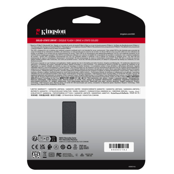 2461f56afb77599b4b391891e956bbcdf0517143-2.jpg Kingston Technology A400 960 GB 2.5" Serial ATA III TLC