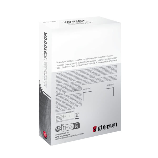 2b8245053e635789cec3f5ea23f753e18ddc8679.jpg Kingston Technology 1TB SSD externo XS1000 USB 3.2 Gen 2, Rojo
