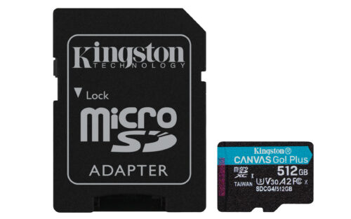 2c01d39d6b8252c8468d5bf2cb5cf88dd40fd47b.jpg Kingston Technology Tarjeta microSDXC Canvas Go Plus Gen4 de 512 GB, 200 MB/s, A2 U3 V30 y adaptador