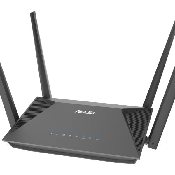 ASUS RT-AX52 router inalámbrico Gigabit Ethernet Doble banda (2,4 GHz / 5 GHz) Negro