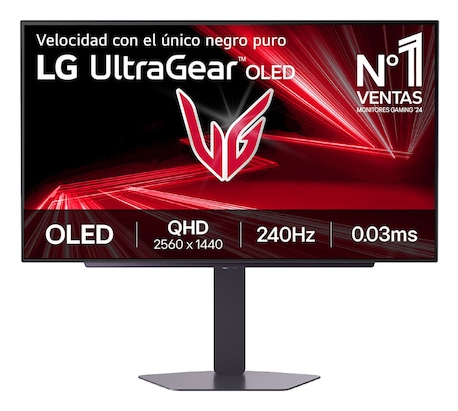 LG 27GX704A-B pantalla para PC 68,6 cm (27") 2560 x 1440 Pixeles Quad HD OLED Negro