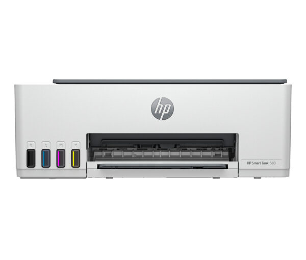 31ce2ca97d5c2b85b729abd421b3066858e1ec5d.jpg HP Smart Tank 580 All-in-One Printer, Home and home office, Print, copy, scan, Wireless; High-volume printer tank; Print from phone or tablet; Scan to PDF