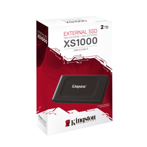 Kingston Technology 2TB SSD externo XS1000 USB 3.2 Gen 2