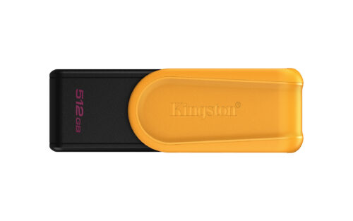 55ee4aee44252d3f4d7421b27314b5fb00ced5f7.jpg Kingston Technology DataTraveler 512GB Portable USB 3.2 Gen 1 Exodia S (Black/Yellow)