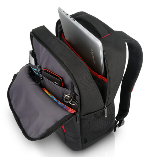 Lenovo B515 39,6 cm (15.6") Mochila Negro, Rojo