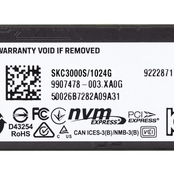 61c07675674a5a76f92709822bf20329770f2566.jpg Kingston Technology 1024G KC3000 M.2 2280 NVMe SSD