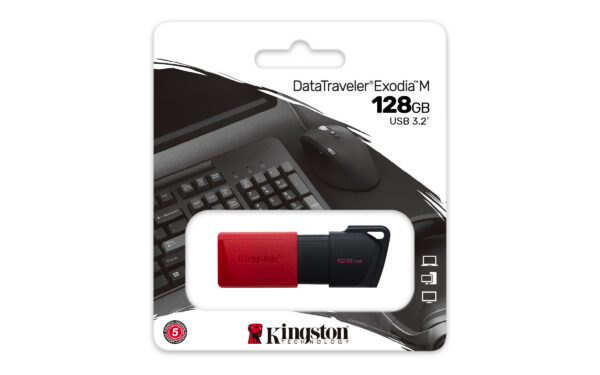 621b59aaaccacdd456e40ef712dd52d1.jpg Kingston Technology DataTraveler 128GB USB3.2 Gen1 Exodia M (Negro + Rojo)