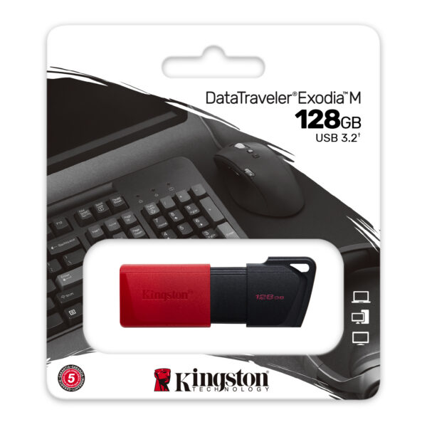 621b59aaaccacdd456e40ef712dd52d1.jpg Kingston Technology DataTraveler 128GB USB3.2 Gen1 Exodia M (Negro + Rojo)