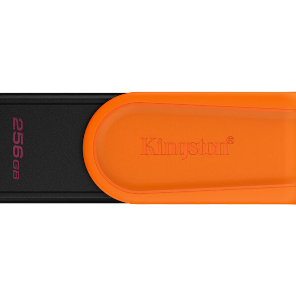 6f498c05608f380b3992c349f5ba48bbb4eae200.jpg Kingston Technology DataTraveler 256GB Portable USB 3.2 Gen 1 Exodia S (Black/Orange)