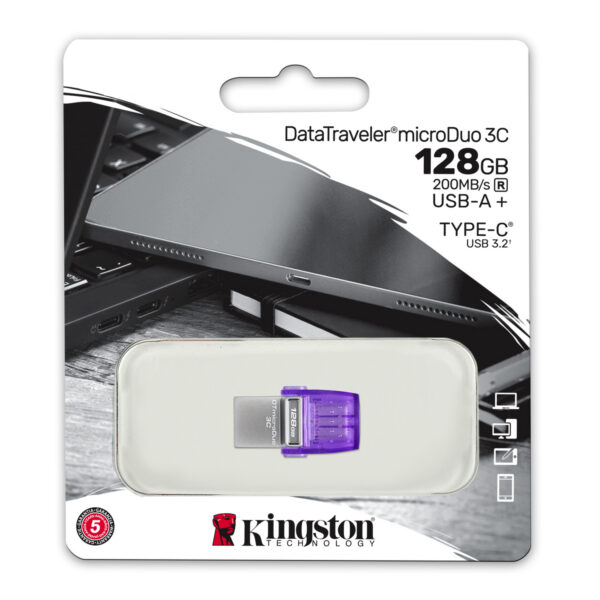 76dc96155a89fdd54cdd47f7cd5b7372.jpg Kingston Technology DataTraveler 128GB microDuo 3C 200MB/s dual USB-A + USB-C