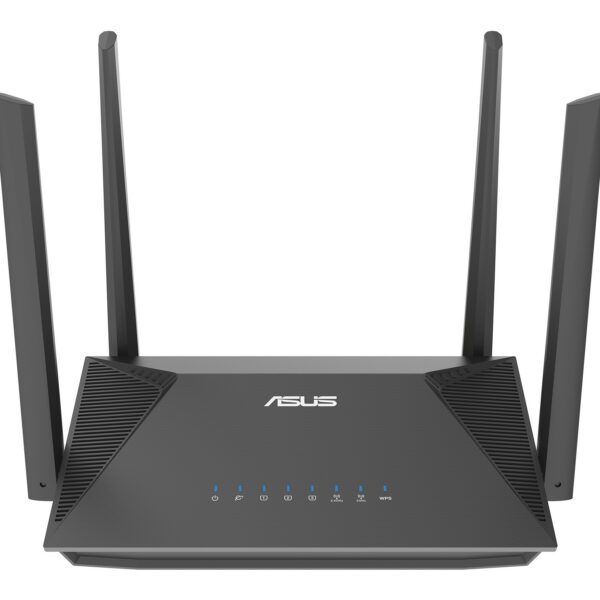 ASUS RT-AX52 router inalámbrico Gigabit Ethernet Doble banda (2,4 GHz / 5 GHz) Negro