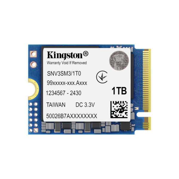 7b9423029cd42fd2c5f4aaffdae7d4438e8b21fc.jpg Kingston Technology 1000G NV3 M.2 2230 NVMe SSD
