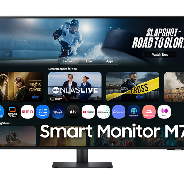 Samsung M7 LS43FM700ULXPE pantalla para PC 109,2 cm (43") 3840 x 2160 Pixeles 4K Ultra HD LED Negro
