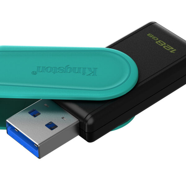 81fddd10357c24ff27f5308206615dd17ba4fbb9.jpg Kingston Technology DataTraveler 128GB Portable USB 3.2 Gen 1 Exodia S (Black/Turquoise)