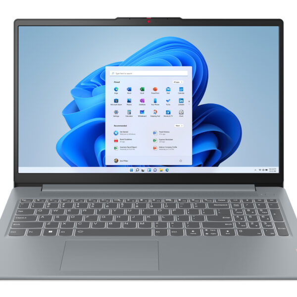 Lenovo IdeaPad Slim 3 15AMN8 AMD Ryzen™ 5 7520U Portátil 39,6 cm (15.6") Full HD 8 GB LPDDR5-SDRAM 512 GB SSD Wi-Fi 6 (802.11ax) Gris Español
