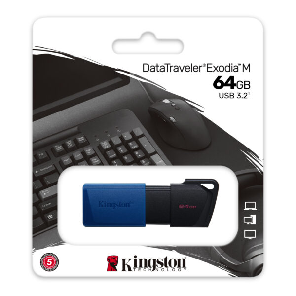 9e2eeee4586375b5a5800986d6f58870.jpg Kingston Technology DataTraveler 64GB USB3.2 Gen 1 Exodia M (Negro + Azul)