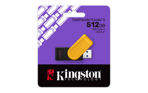 9f6cf9471a4e4cf84548e01a76235d10042c19ba.jpg Kingston Technology DataTraveler 512GB Portable USB 3.2 Gen 1 Exodia S (Black/Yellow)