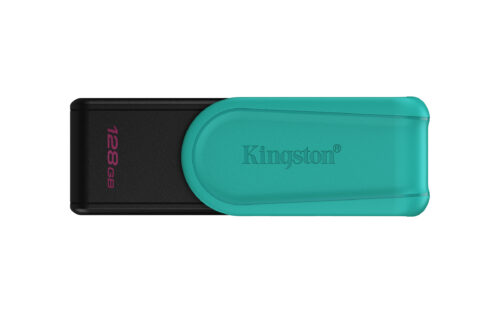 a8f3ee587bb2b2f06e40b6149a14482fa2c75e87.jpg Kingston Technology DataTraveler 128GB Portable USB 3.2 Gen 1 Exodia S (Black/Turquoise)