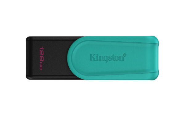 a8f3ee587bb2b2f06e40b6149a14482fa2c75e87.jpg Kingston Technology DataTraveler 128GB Portable USB 3.2 Gen 1 Exodia S (Black/Turquoise)
