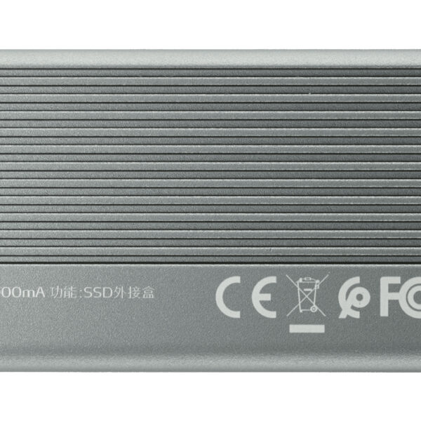 ADATA EC680 Caja externa para unidad de estado sólido (SSD) Gris M.2
