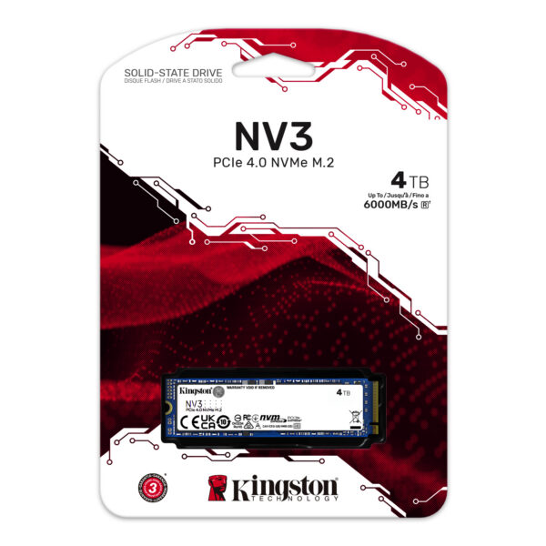 af377b6928b4a3a40b62c5ae6e7a8a303a8e6ebd.jpg Kingston Technology 4000G NV3 M.2 2280 NVMe SSD