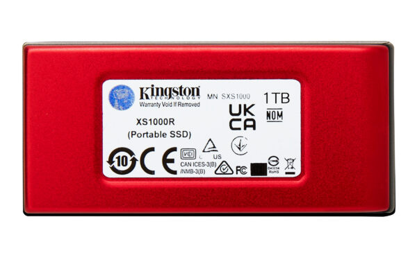 bbeb773c1b5f9da17d0e09d2660d666614e46ba1.jpg Kingston Technology 1TB SSD externo XS1000 USB 3.2 Gen 2, Rojo