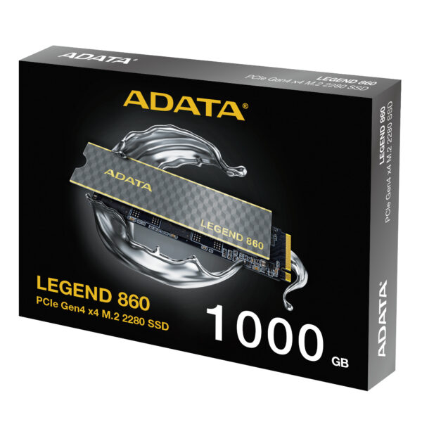 ADATA LEGEND 860 SLEG-860-1000GCS unidad de estado sólido 1 TB M.2 PCI Express 4.0 NVMe 3D NAND