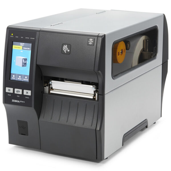 c20a5279728e9cd6697bc6067a4a625dc4b87408.jpg Zebra Impresora Industrial Térmica ZT411 4", 203 DPI, No Requiere Tinta, USB, Serial, Ethernet, Bluetooth, Pantalla Táctil LCD Color, 1 Año de Garantía, Transferencia Térmica