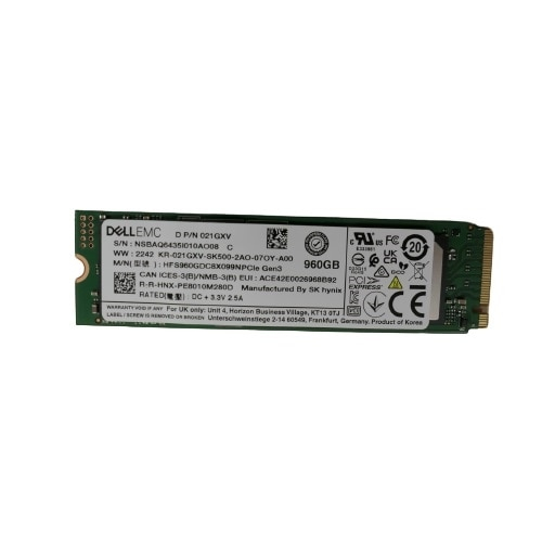 DELL 400-BONH unidad de estado sólido 960 GB M.2
