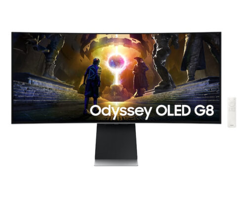 Samsung LS34DG850SLXPE pantalla para PC 86,4 cm (34") 3440 x 1440 Pixeles UltraWide Quad HD OLED Plata