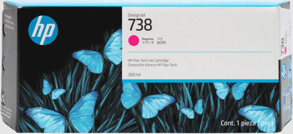 d47d168e68051a2aff38b579be264cbb.jpg HP Cartucho de tinta magenta DesignJet 738 de 300 ml