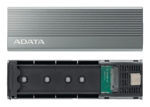 ADATA EC680 Caja externa para unidad de estado sólido (SSD) Gris M.2