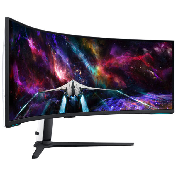 f14ed2c685c83a0f576433ce1941ddcaf98ae37b.jpg Samsung LS57CG950NNXZA pantalla para PC 144,8 cm (57") 7680 x 2160 Pixeles 8K Ultra HD LED Blanco, Negro