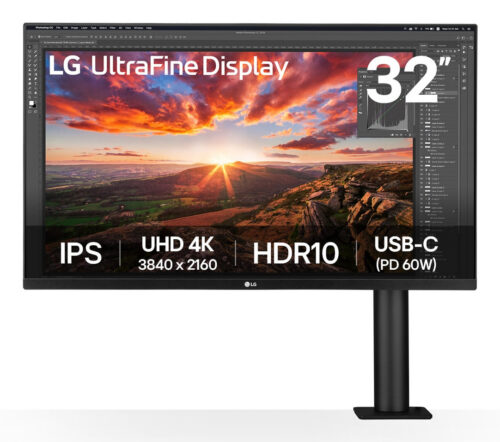 LG 32UN880K-B pantalla para PC 80 cm (31.5") 3840 x 2160 Pixeles 4K Ultra HD LCD Negro