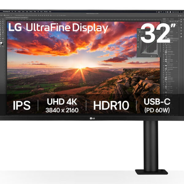 LG 32UN880K-B pantalla para PC 80 cm (31.5") 3840 x 2160 Pixeles 4K Ultra HD LCD Negro