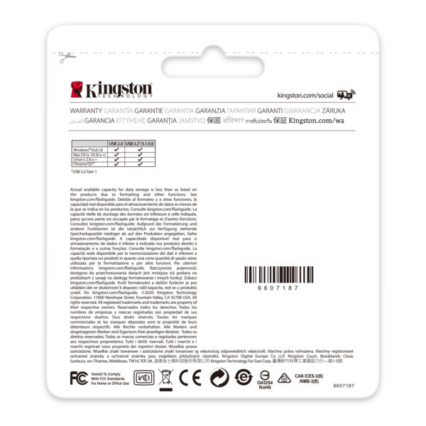 ff20739dbeb60c4cb35dafc315f11bfc-1.jpg Kingston Technology DataTraveler Unidad Flash USB Kyson de 64 GB